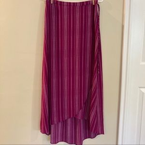 Maurices asymmetric wrap skirt